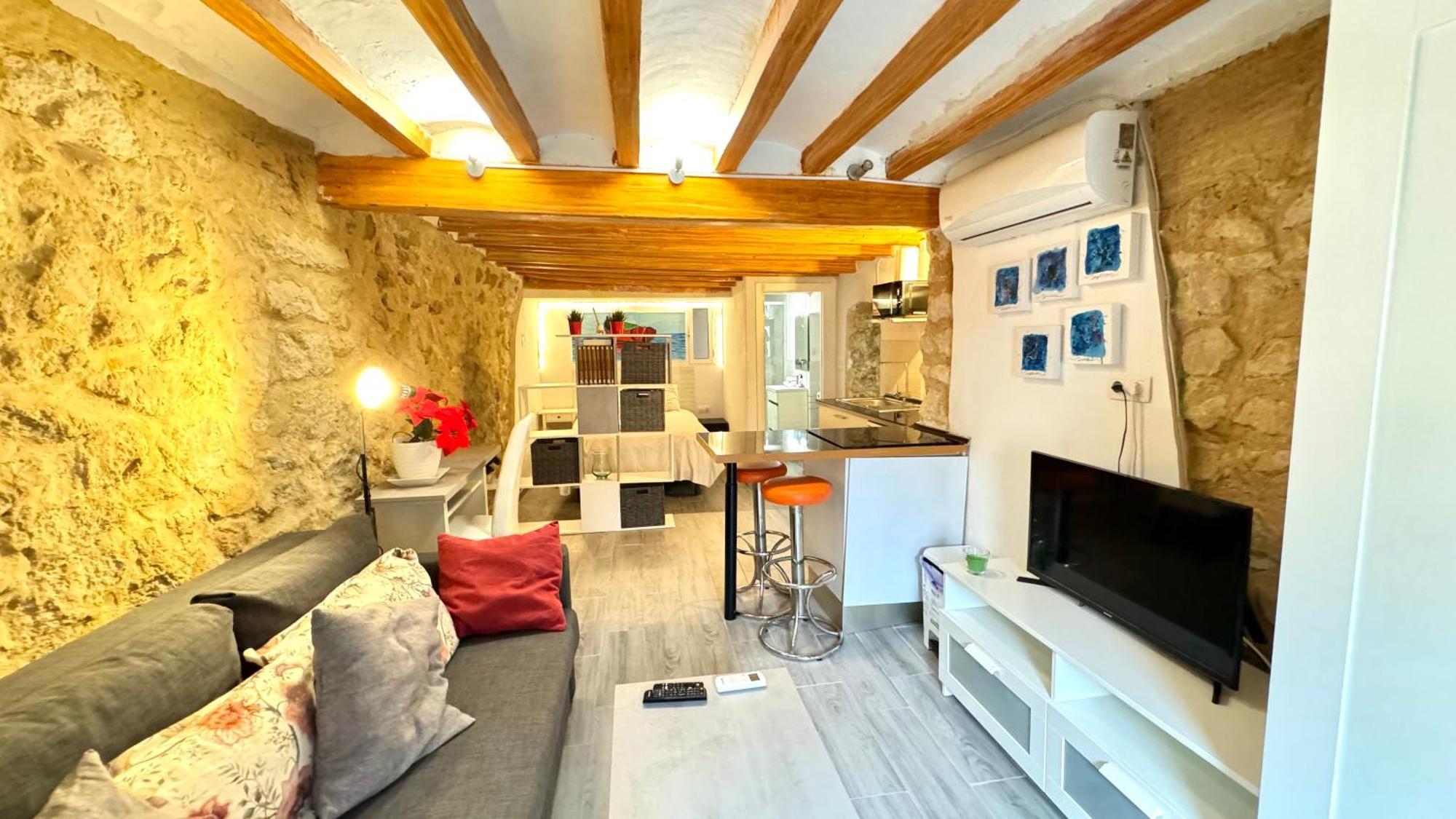 Апартаменты Loft De Piedra En Centro Historico - Casco Antiguo Аликанте Экстерьер фото