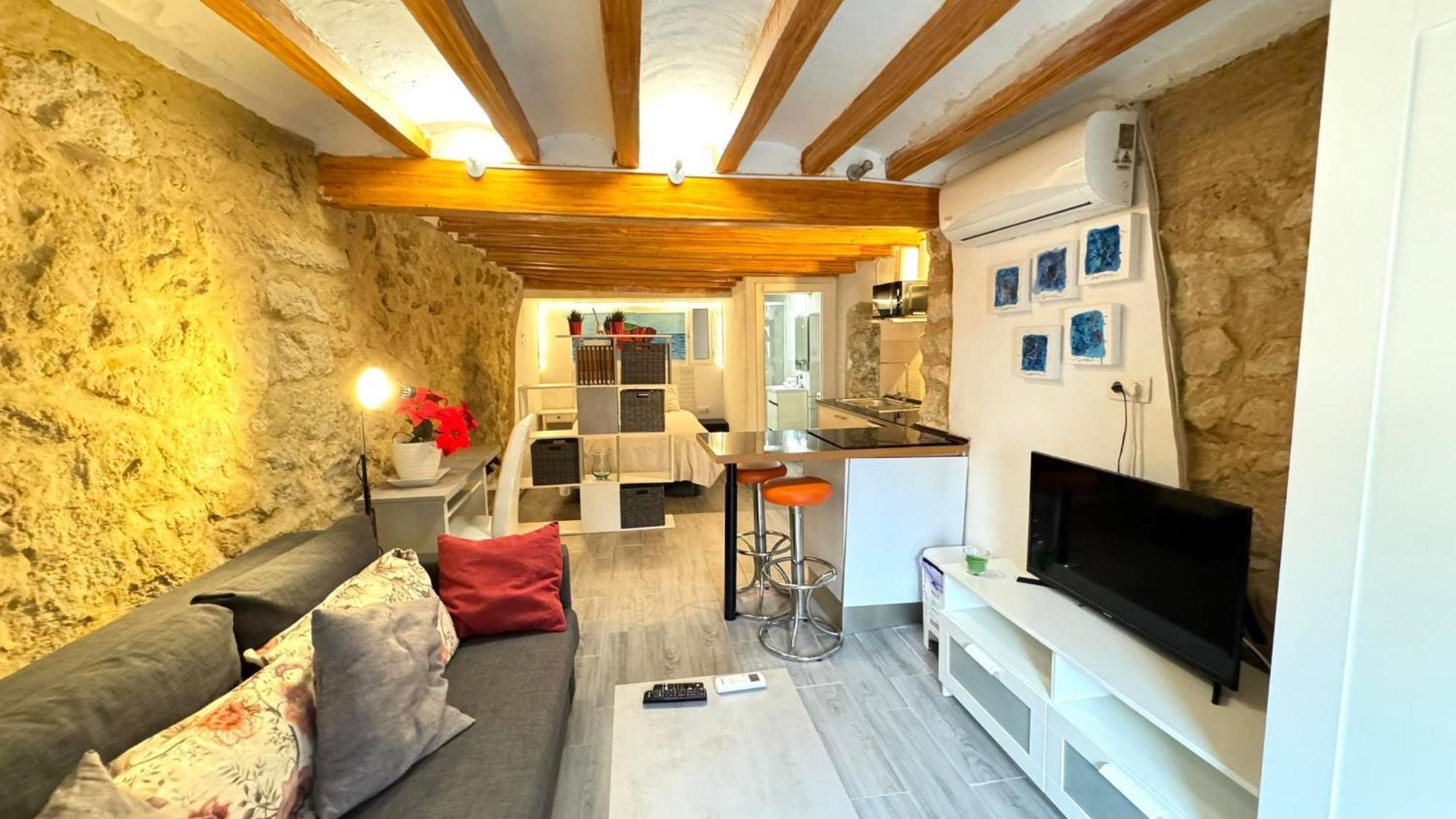 Апартаменты Loft De Piedra En Centro Historico - Casco Antiguo Аликанте Экстерьер фото